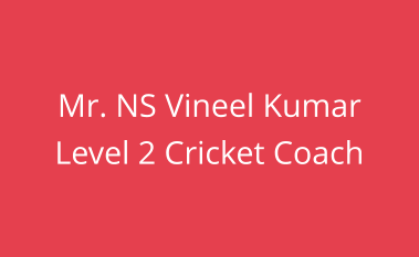 Mr. NS Vineel Kumar Level 2 Cricket Coach